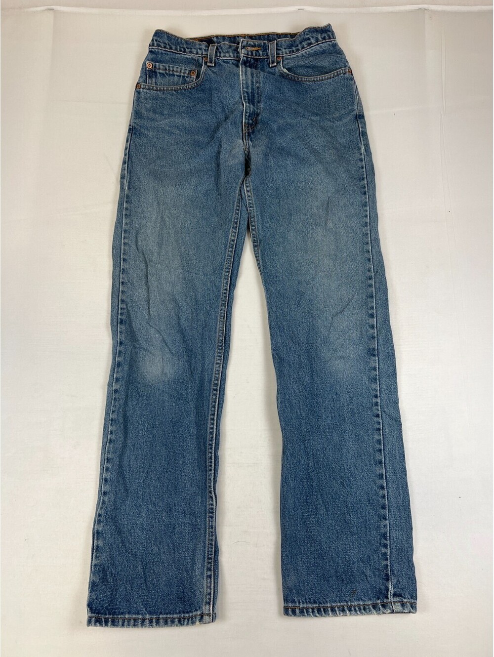 Vintage Levi's Men 31x32 Blue 505 Regular Fit Straight Leg Denim Jeans